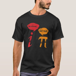 Camiseta Seja racional e se torne real