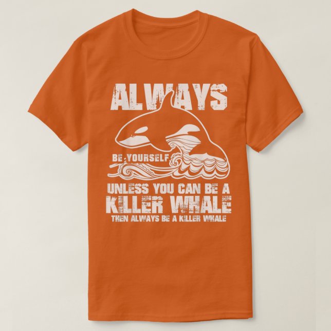 Camiseta Seja Sempre Engraçado, Presente Assassino. (Frente do Design)