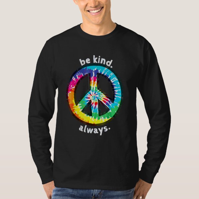 Camiseta Seja sempre gentil... Sinal de paz de colar... (Frente)