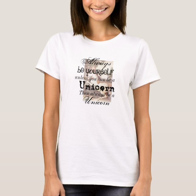 Camiseta Seja sempre um unicórnio (Frente)