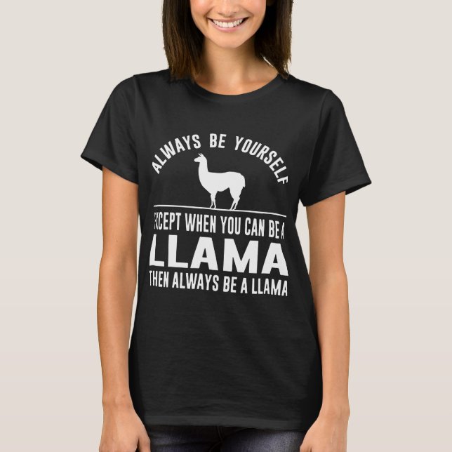 Camiseta seja sempre você mesmo exceto quando você pode ser (Frente)
