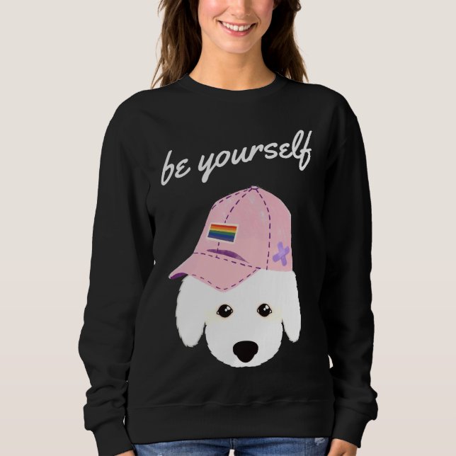 Camiseta Seja Seu Arco-Íris Que Poodle (Frente)
