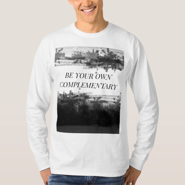 Camiseta "SEJA SEU PRÓPRIO COMPLEMENTAR" Branco (Frente)