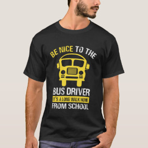 Camiseta Seja Simpático com o Motorista de Ônibus - Motoris