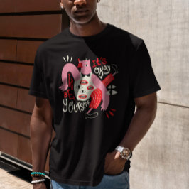 Camiseta Seja sua criatura Abstrato