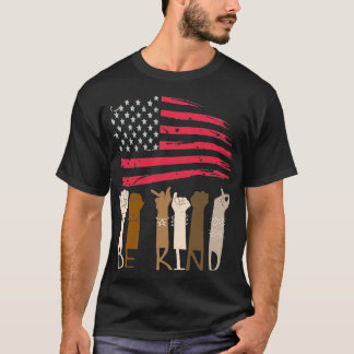 Camiseta Seja tipo 4 de julho Impressão de Bandeira America