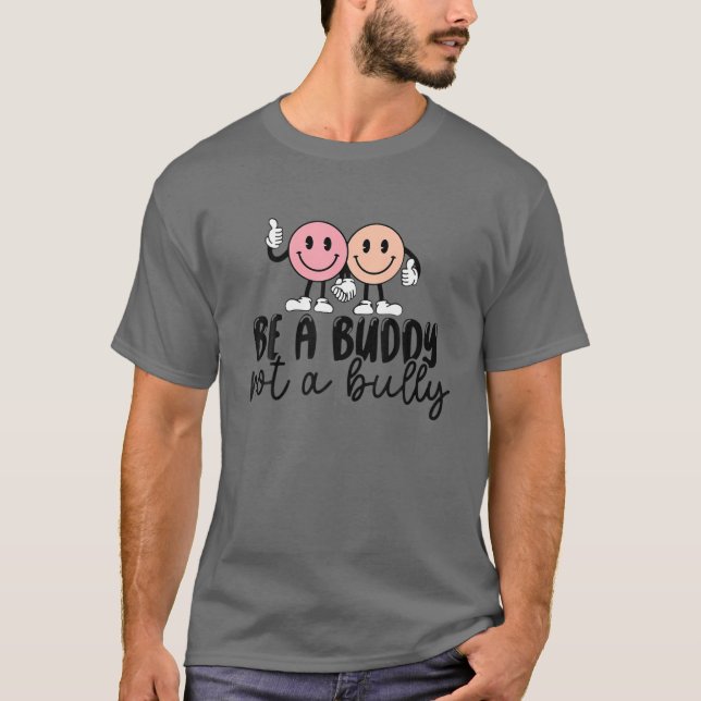 Camiseta Seja Um Amigo Não Um Sorriso Anti-Bullying Face A  (Frente)