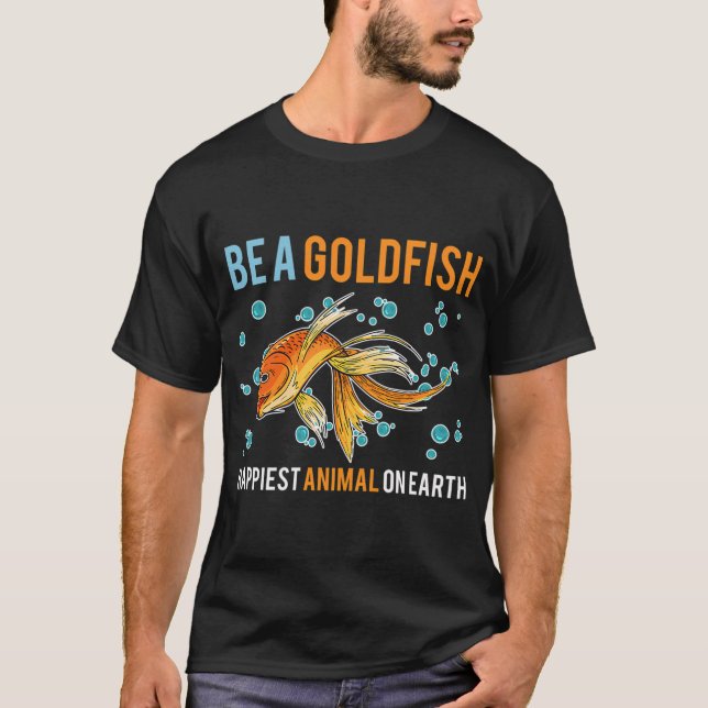 Camiseta Seja Um Animal Peixe Dourado (Frente)