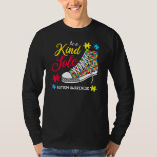 Camiseta Seja Um Bastante Arco Arco-Íris Quebra-cabeça Calç
