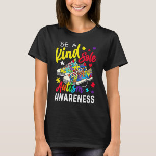 Camiseta Seja um Calçado de Puzzle de Conscientização do Au