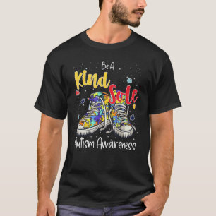 Camiseta Seja Um Calçado Gentil Quebra-Cabeça de Conscienti