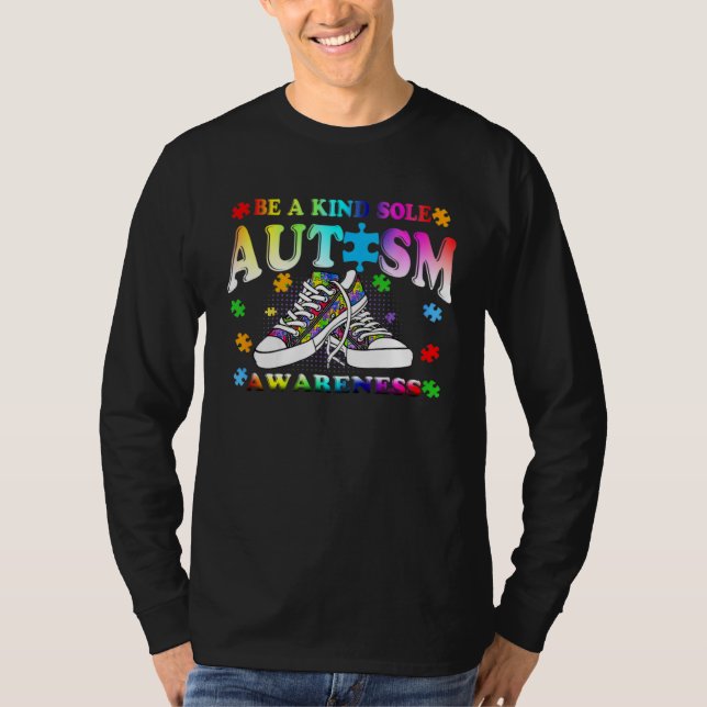 Camiseta Seja Um Calçado Gentil Quebra-Cabeça de Conscienti (Frente)