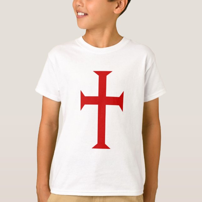 Camiseta Seja um cavaleiro Templar! (Frente)