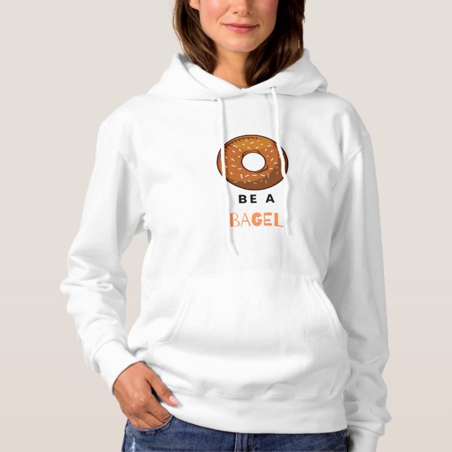Camiseta Seja um Design do Lover Bagel Funny Comida (Frente)