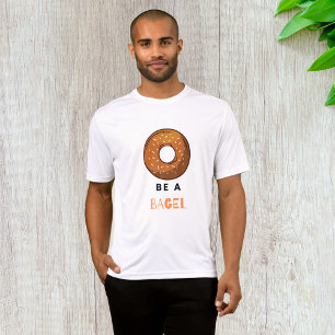 Camiseta Seja um Design do Lover Bagel Funny Comida