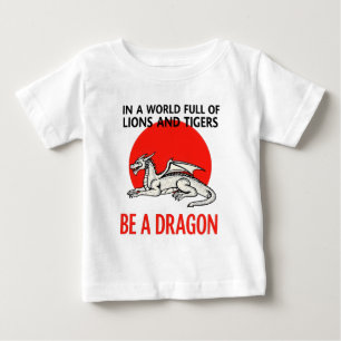Camiseta Seja um Dragão - design de fantasia única