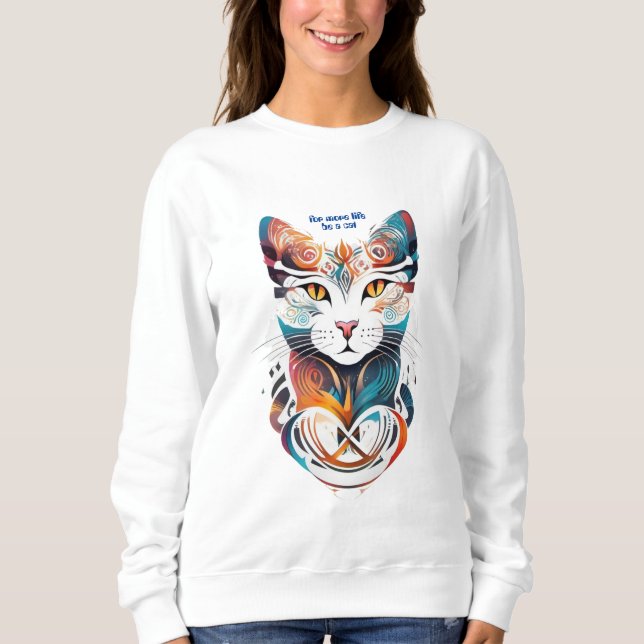 Camiseta Seja um gato (Frente)