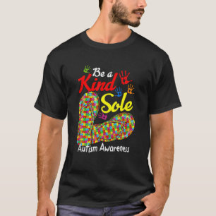 Camiseta Seja Um Pouco Autismo Conhecimento Rainbow Quebra-