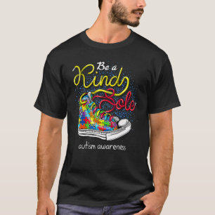 Camiseta Seja Um Pouco Autista Consciência Arco-Íris Trendê
