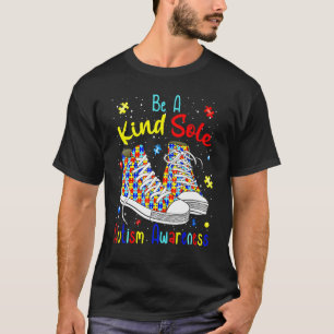 Camiseta Seja Um Pouco Autista Consciência Inspiradora Cota