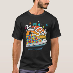 Camiseta Seja Um Pouco Sólido Autismo Sensibilização Cal