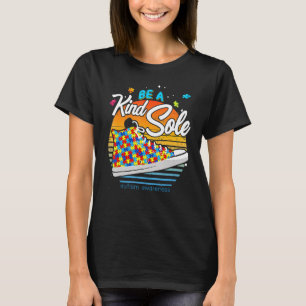 Camiseta Seja Um Pouco Sólido Autismo Sensibilização Calçad