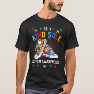 Camiseta Seja Um Quebra-cabeça de Consciência do Autismo Bo
