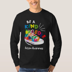 Camiseta Seja um tipo de Calçados de Quebra-cabeça de consc