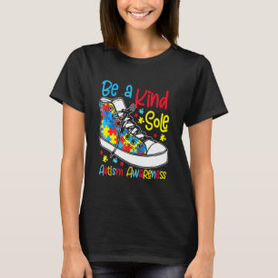Camiseta Seja Uma Alma Gentil Conscientização do Autismo Pe