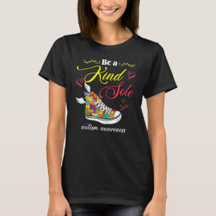 Camiseta Seja Uma Alma Gentil Conscientização do Autismo Sa