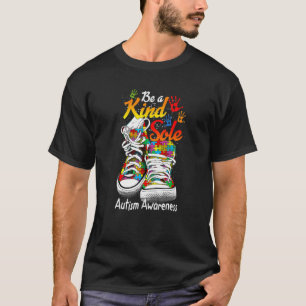 Camiseta Seja Uma Alma Gentil Mês de Conscientização do Aut