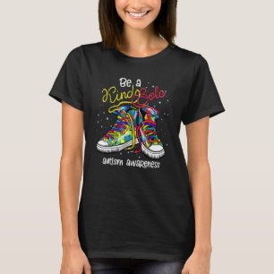 Camiseta Seja Uma Alma Gentil Puzzle de Conscientização do 