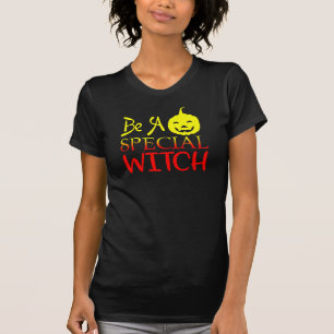 Camiseta Seja Uma Bruxa Especial O Amarelo Vermelho Da Pump