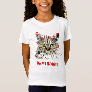 Camiseta Seja uma citação de gato divertida e intuitiva