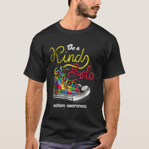 Camiseta Seja Uma Espécie De Calçados De Consciência Do Aut
