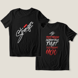 Camiseta seja uma forte citação de motivação negra inspirad