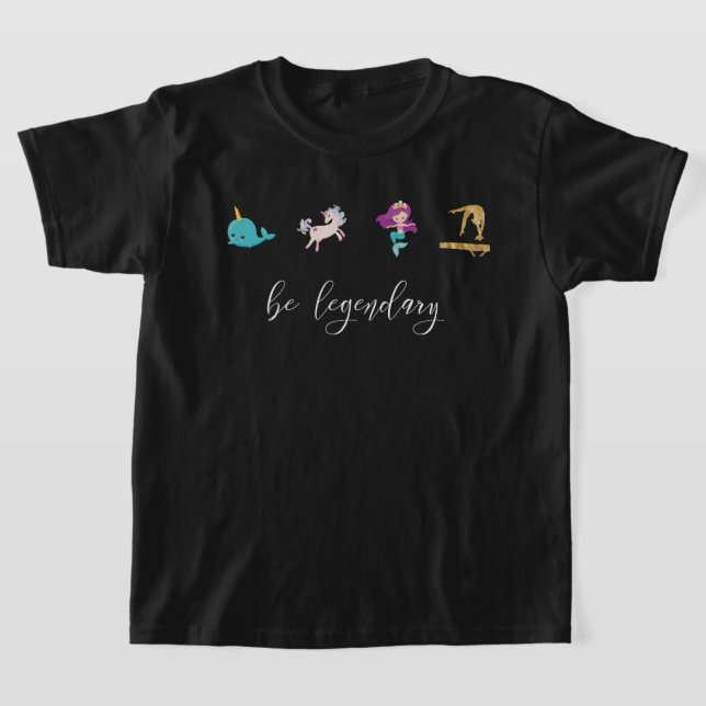 Camiseta Seja uma ginástica lendária (Postura )