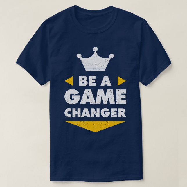 Camiseta Seja Uma Inspiração Positiva De Motivação De Jogo (Frente do Design)