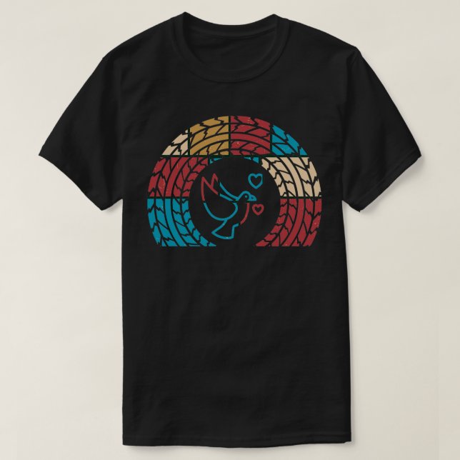 Camiseta Seja uma pomba da paz (Frente do Design)