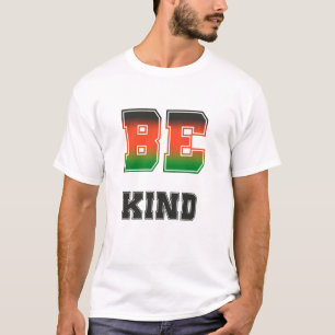 Camiseta Seja uma Tipografia de Design Colorida e Negrita �