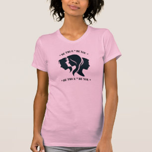 CAMISETA SEJA VERDADE, SEJA VOCÊ!! ESTIMADO POR TRREAL