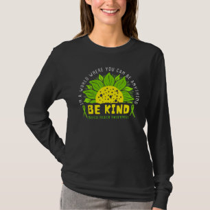 Camiseta Seja verde Fita Sunflower Mental Health Aware