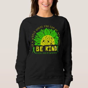 Camiseta Seja verde Fita Sunflower Mental Health Aware