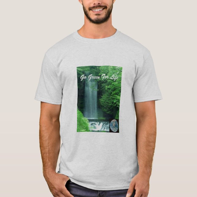 Camiseta Seja Verde Para A Vida (Frente)