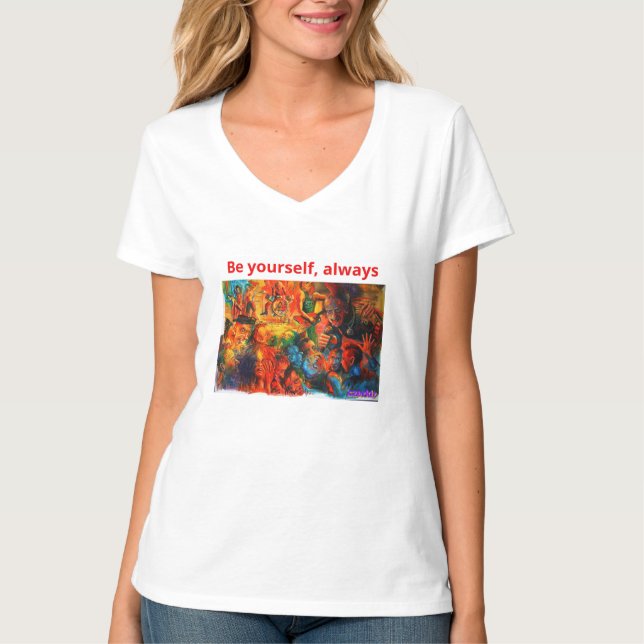 Camiseta Seja você mesmo (Frente)