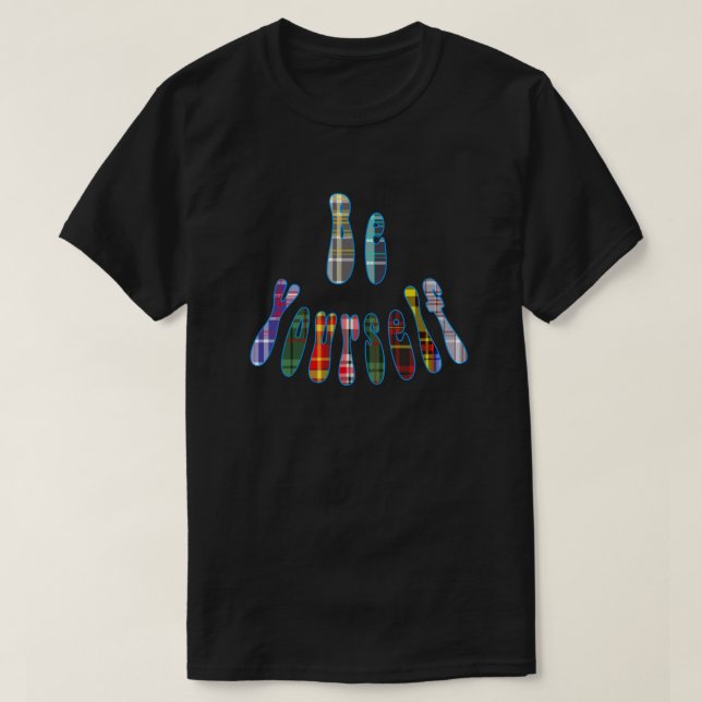 Camiseta Seja você mesmo (Frente do Design)