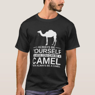 Camiseta Seja você mesmo Camelfor Men Women Calf Animal