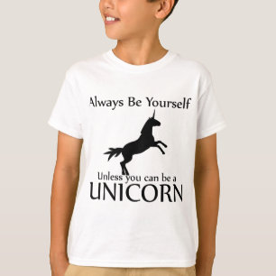 Camiseta Seja você mesmo unicórnio