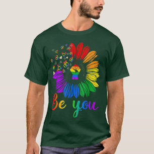 Camiseta Seja você Orgulho LGBT Gay Lésbica Transposta LGBT