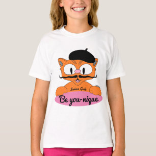 Camiseta Seja Você-único (Seja único) Bigode de desenho ani